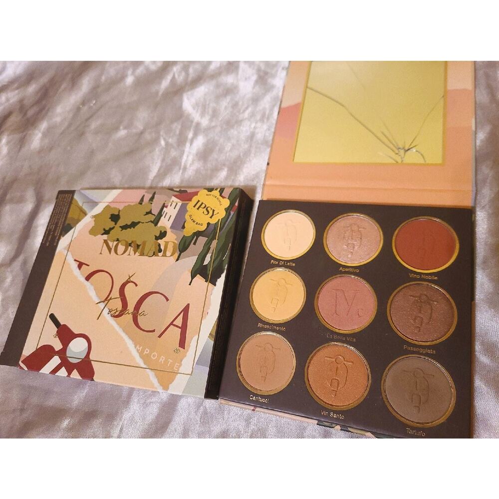 Nomad x Toscana brown neutral eyeshadow palette